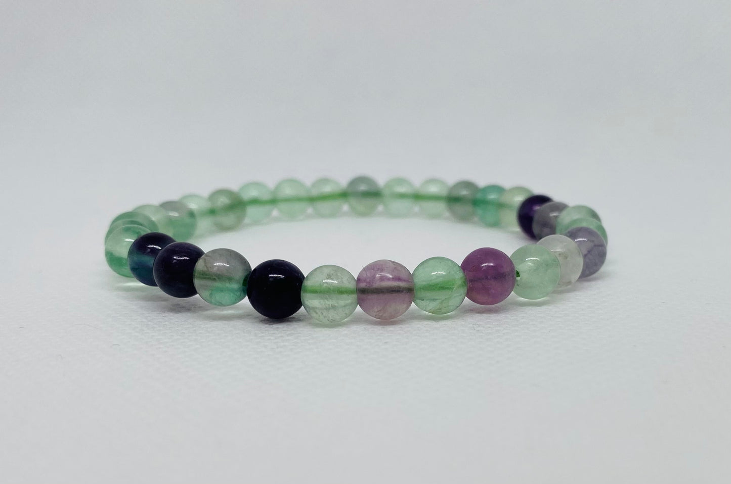 Flourite beaded bracelet