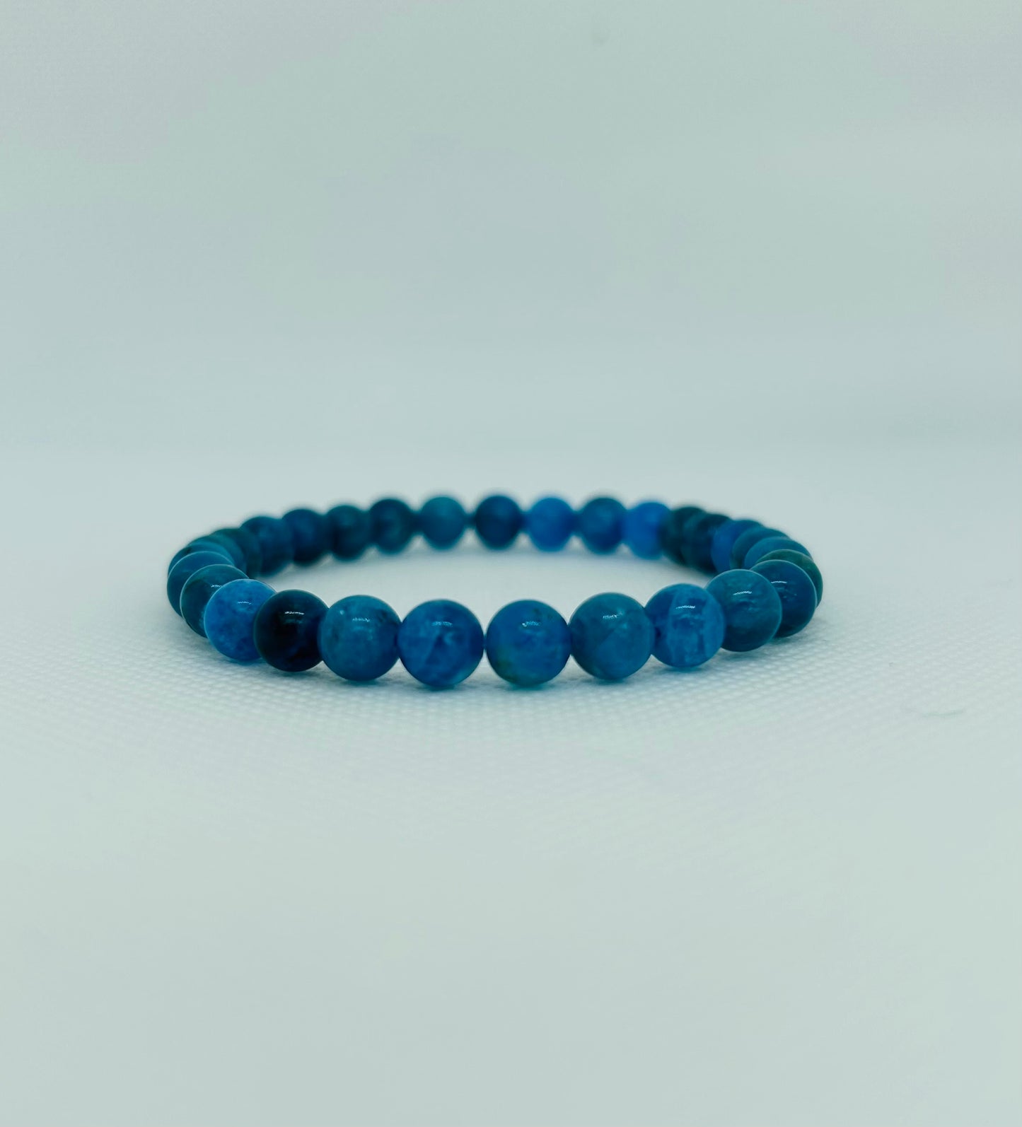 Blue Apatite Crystal Bracelet