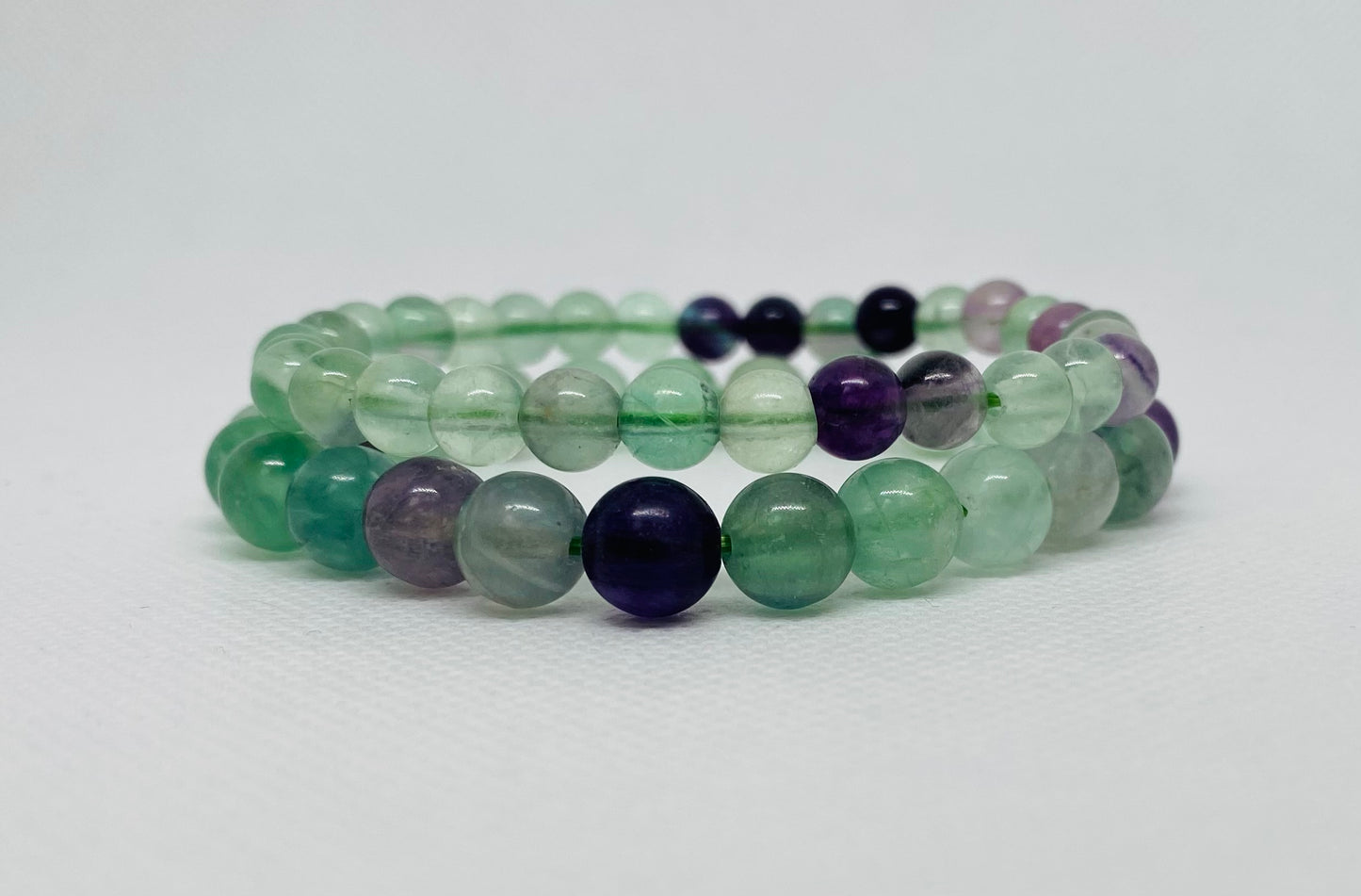 Flourite beaded bracelet