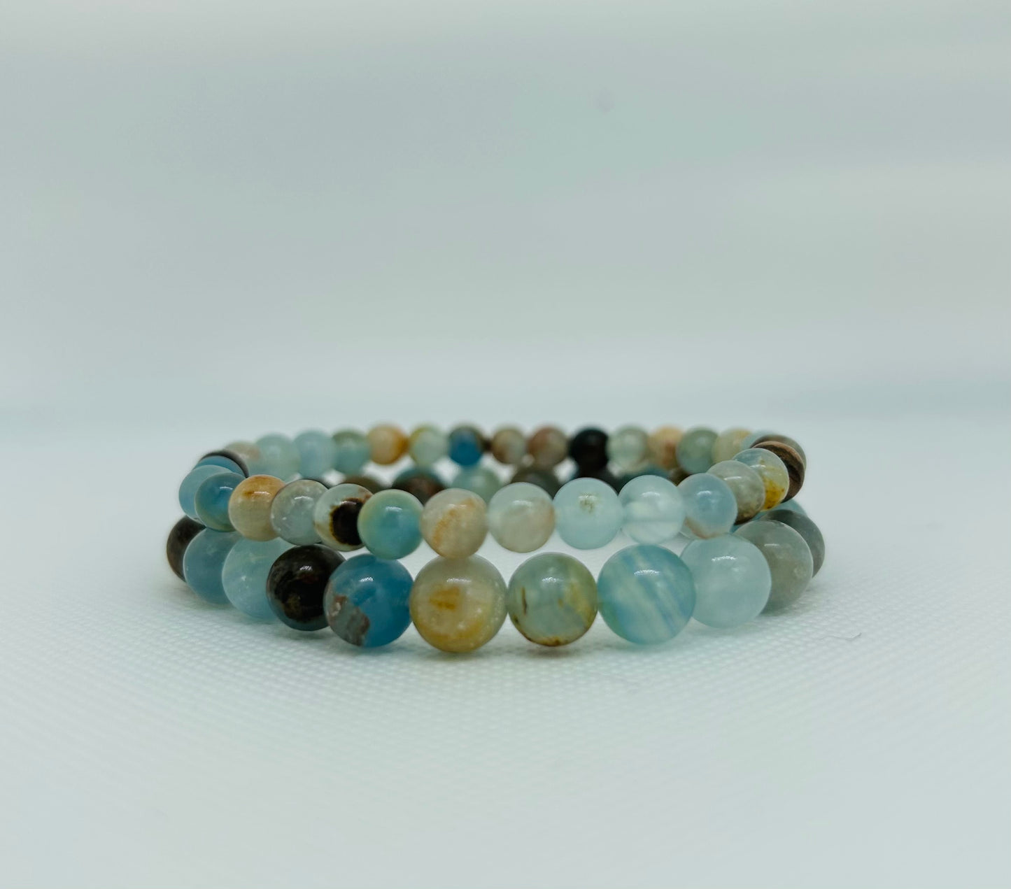 Blue Calcite Crystal Bracelet (Jewellery, Gift, Healing, Gemstone, Mineral)