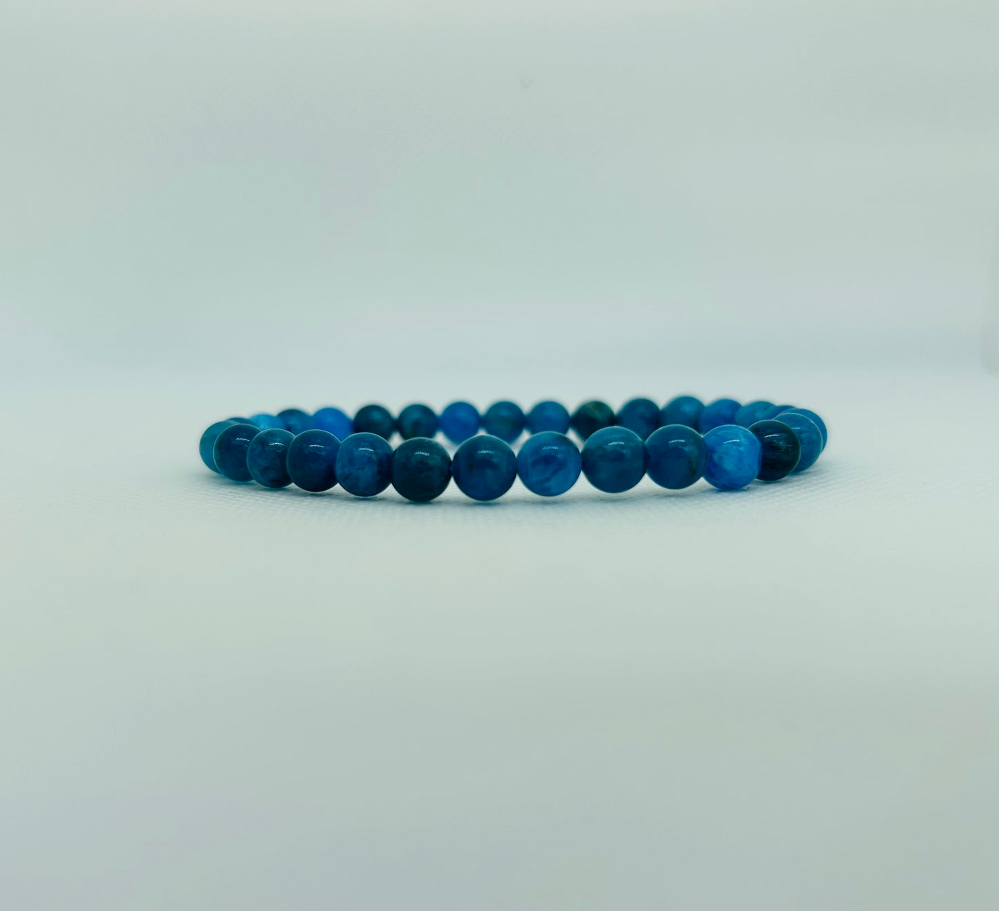 Blue Apatite Crystal Bracelet