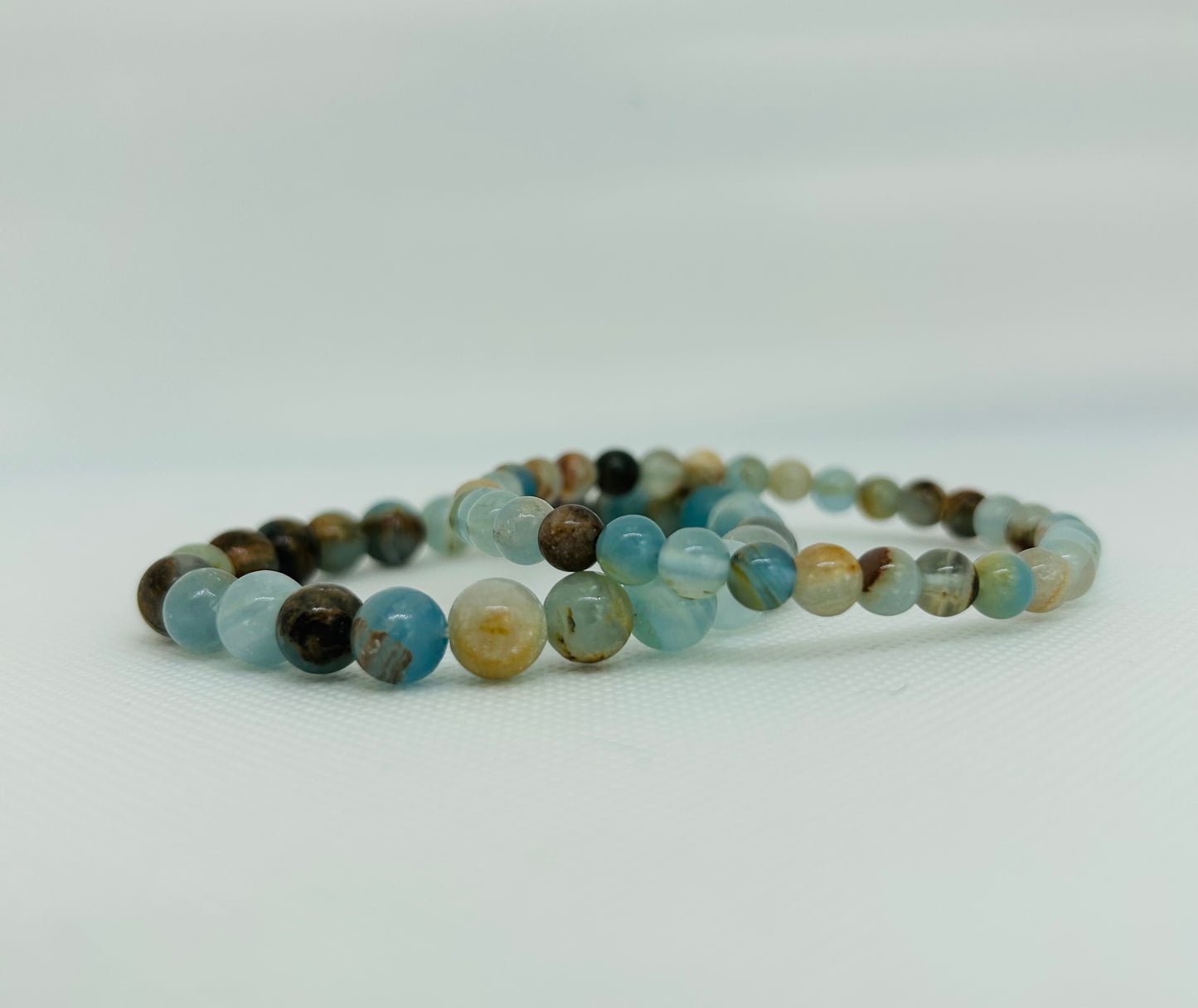 Blue Calcite Crystal Bracelet (Jewellery, Gift, Healing, Gemstone, Mineral)